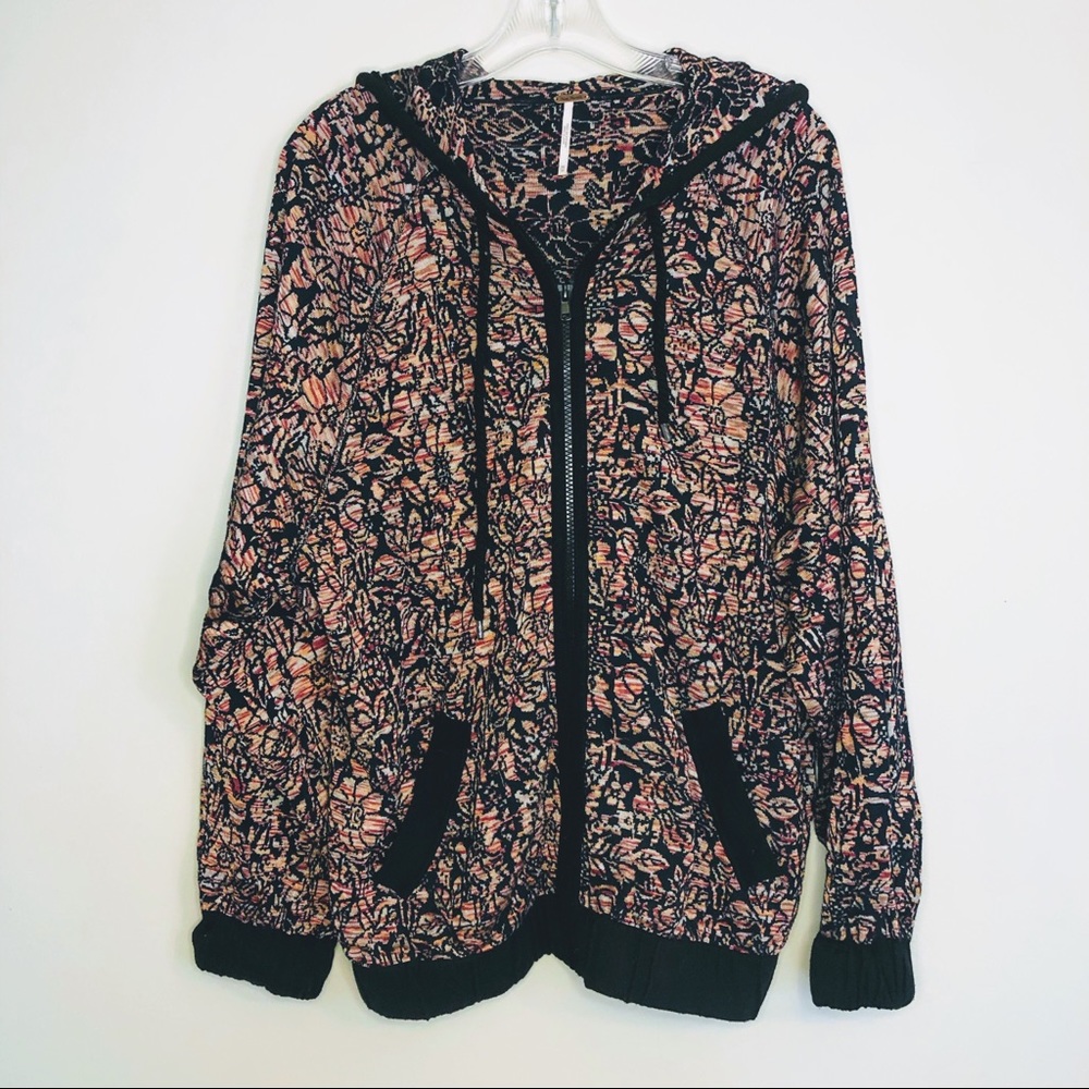 FREE PEOPLE Zip-up Sweater